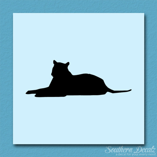 Big Cat Leopard Panther Silhouette