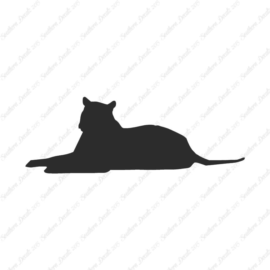 Big Cat Leopard Panther Silhouette