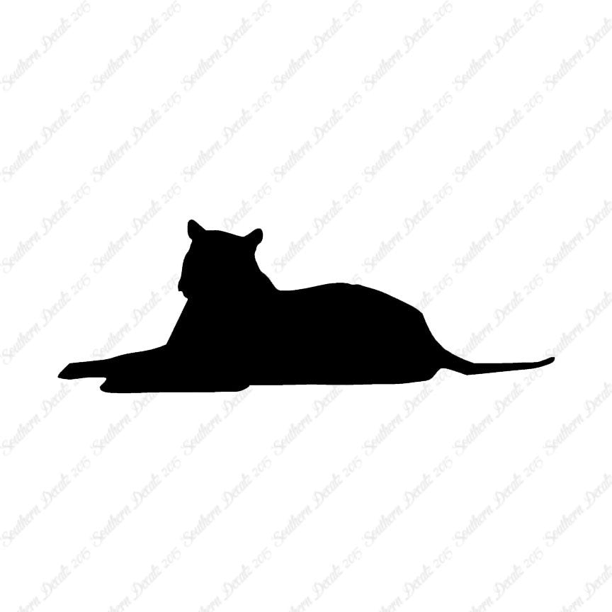 Big Cat Leopard Panther Silhouette