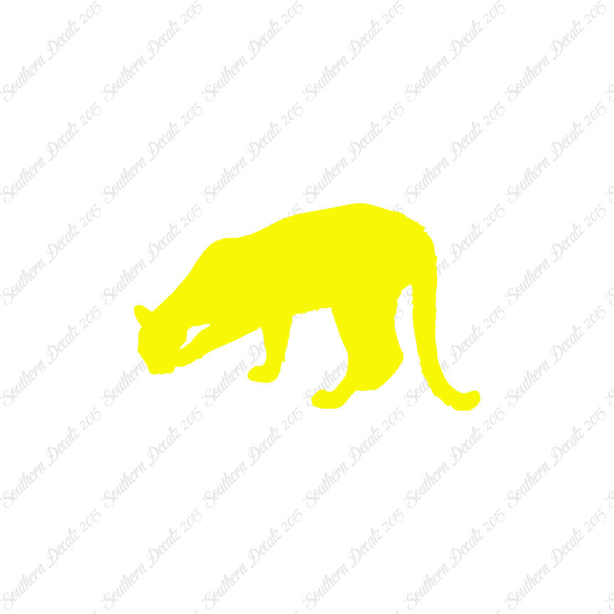 Big Cat Cougar Silhouette
