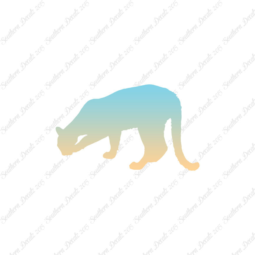 Big Cat Cougar Silhouette