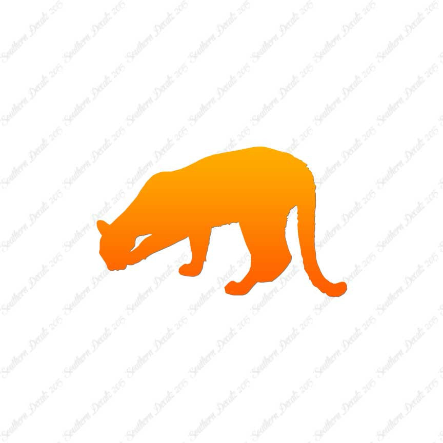 Big Cat Cougar Silhouette