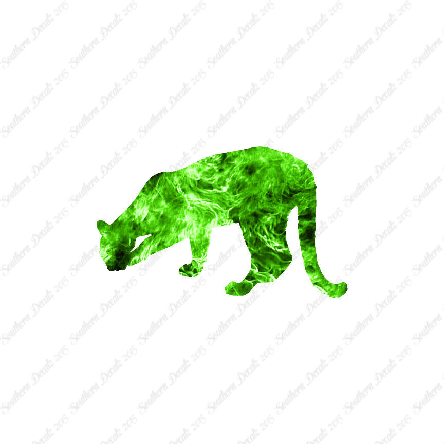 Big Cat Cougar Silhouette