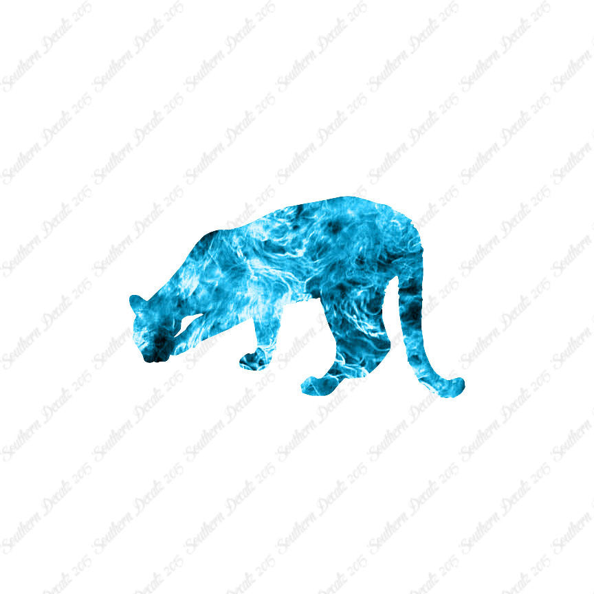 Big Cat Cougar Silhouette