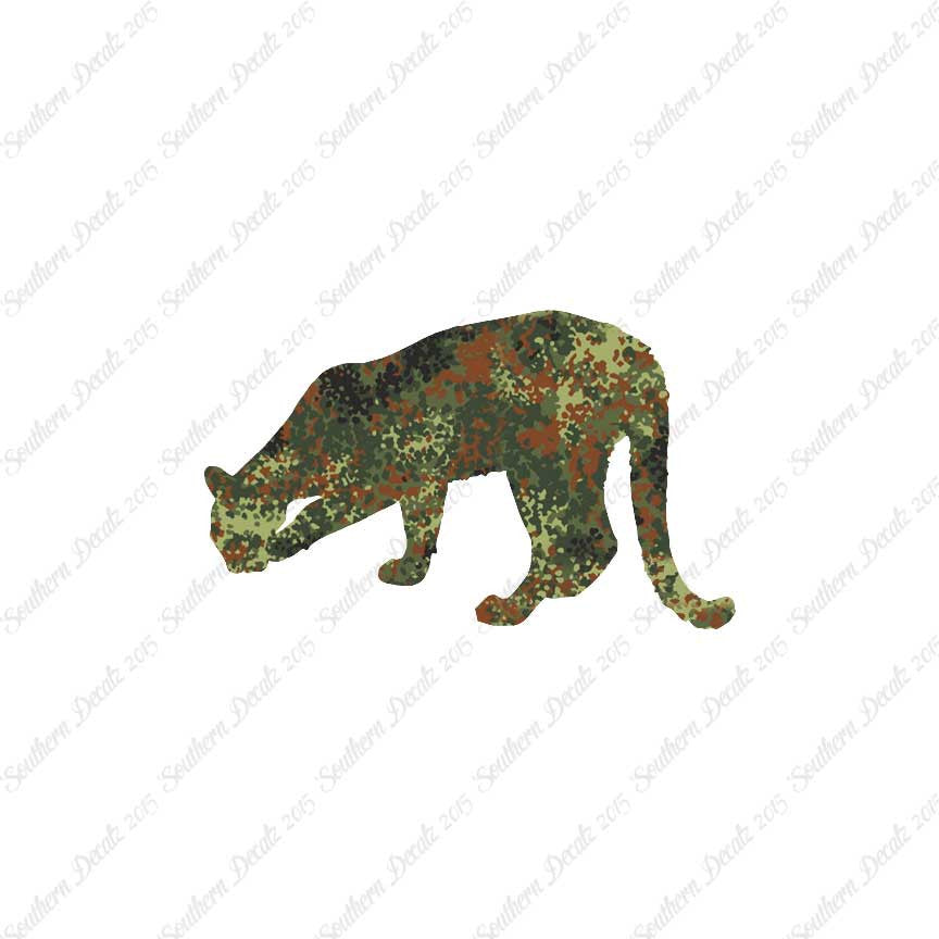 Big Cat Cougar Silhouette