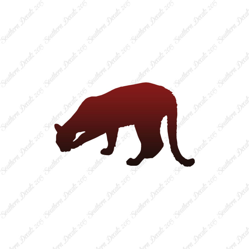 Big Cat Cougar Silhouette
