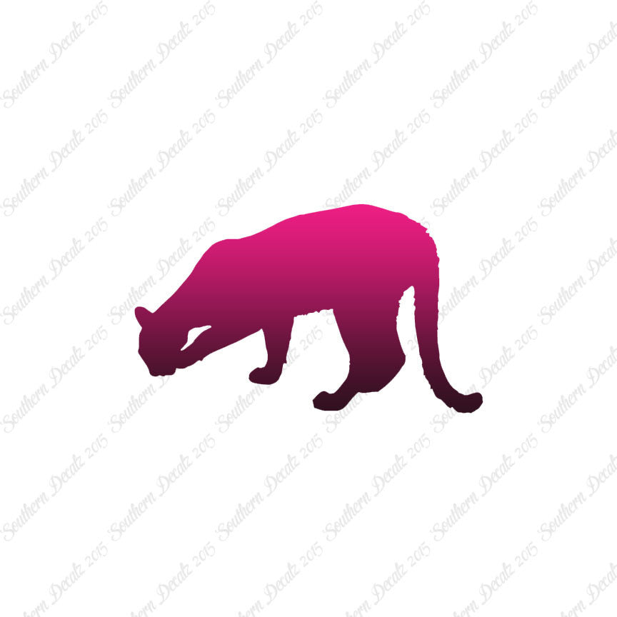 Big Cat Cougar Silhouette