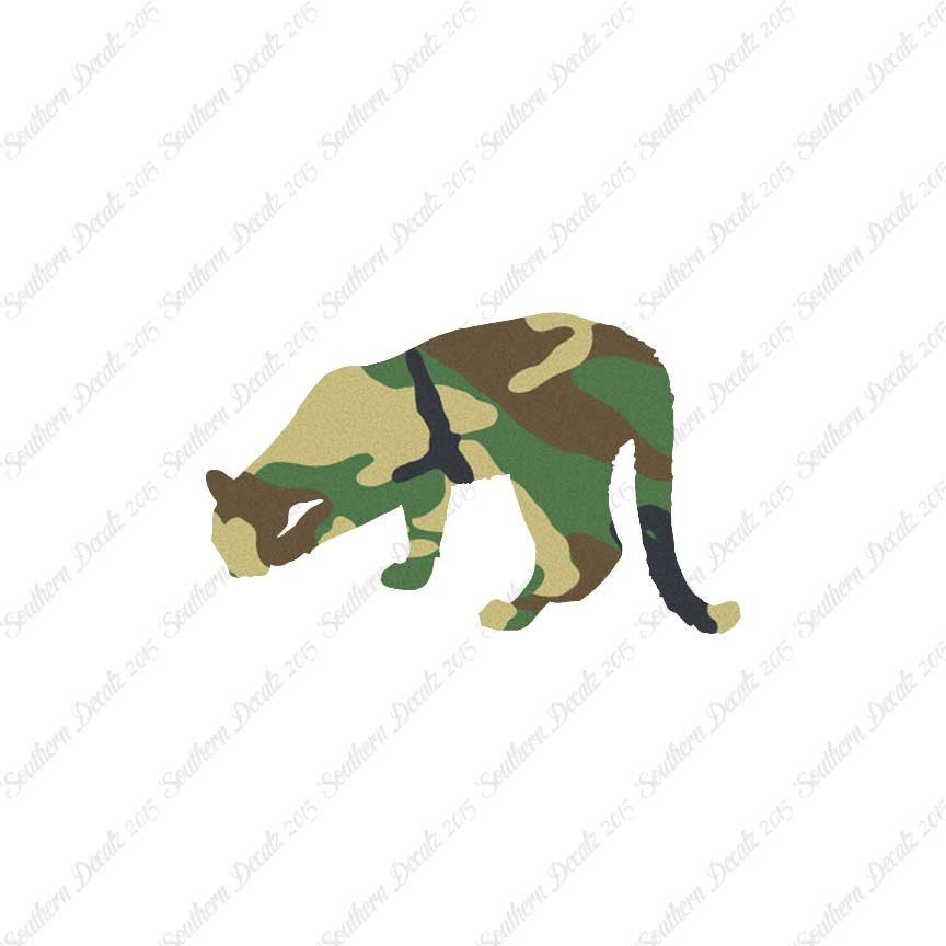 Big Cat Cougar Silhouette