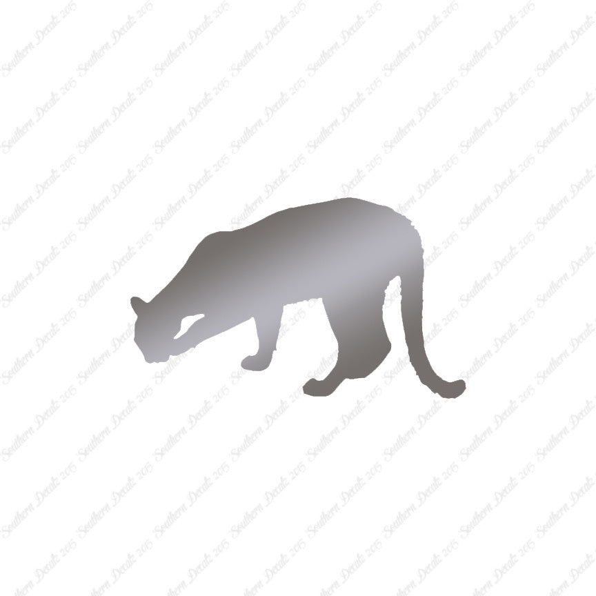 Big Cat Cougar Silhouette