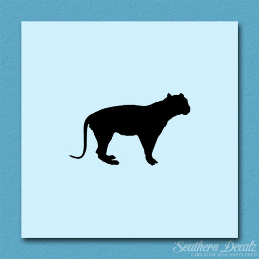 Big Cat Panther Tiger Silhouette