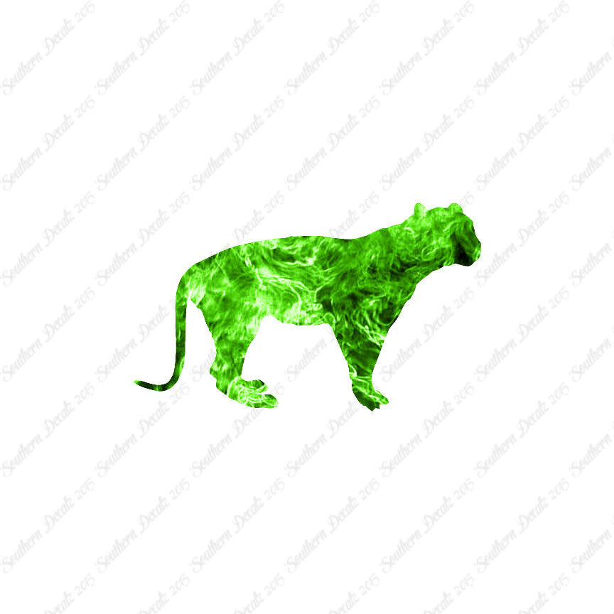 Big Cat Panther Tiger Silhouette
