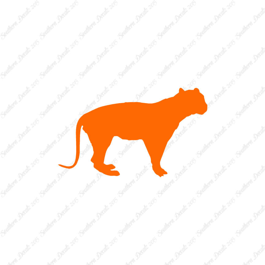 Big Cat Panther Tiger Silhouette