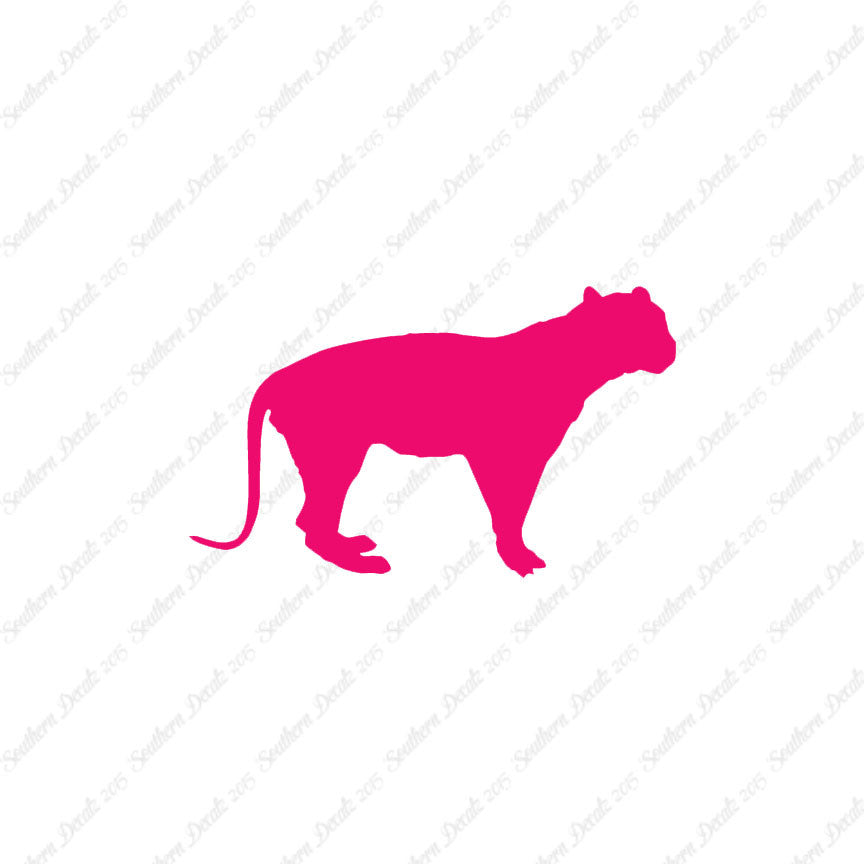 Big Cat Panther Tiger Silhouette