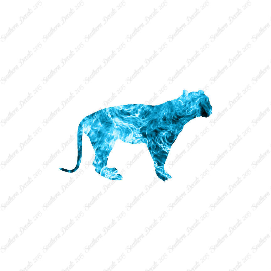 Big Cat Panther Tiger Silhouette