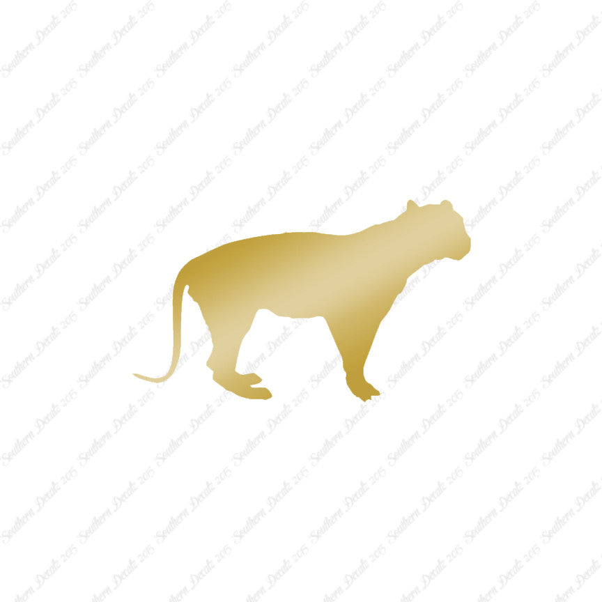 Big Cat Panther Tiger Silhouette