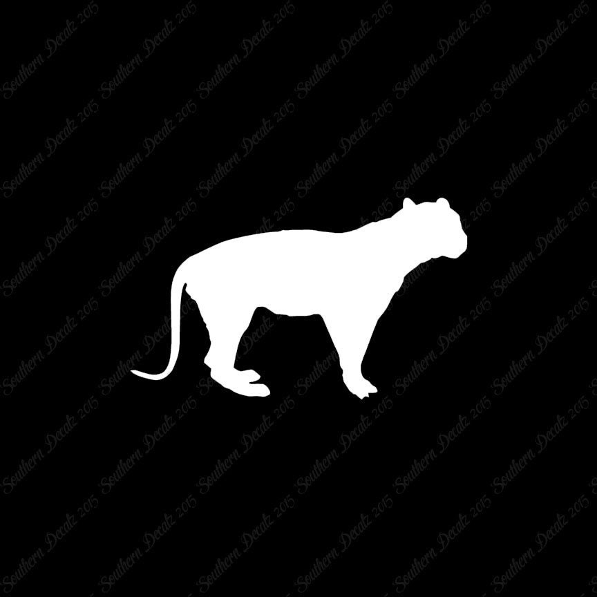 Big Cat Panther Tiger Silhouette