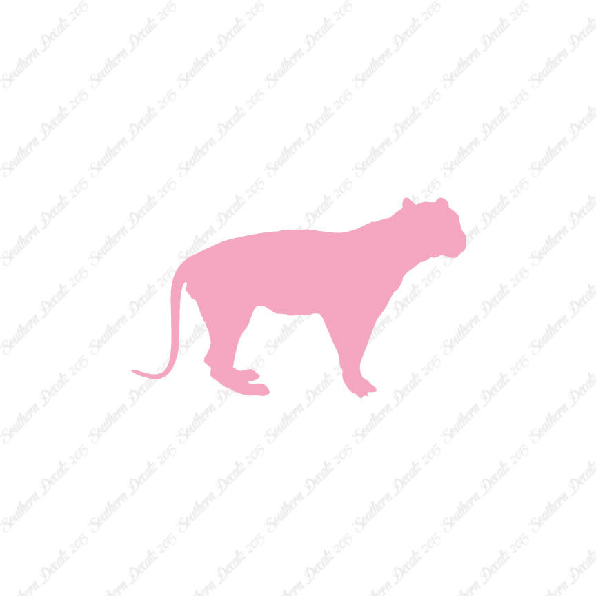 Big Cat Panther Tiger Silhouette