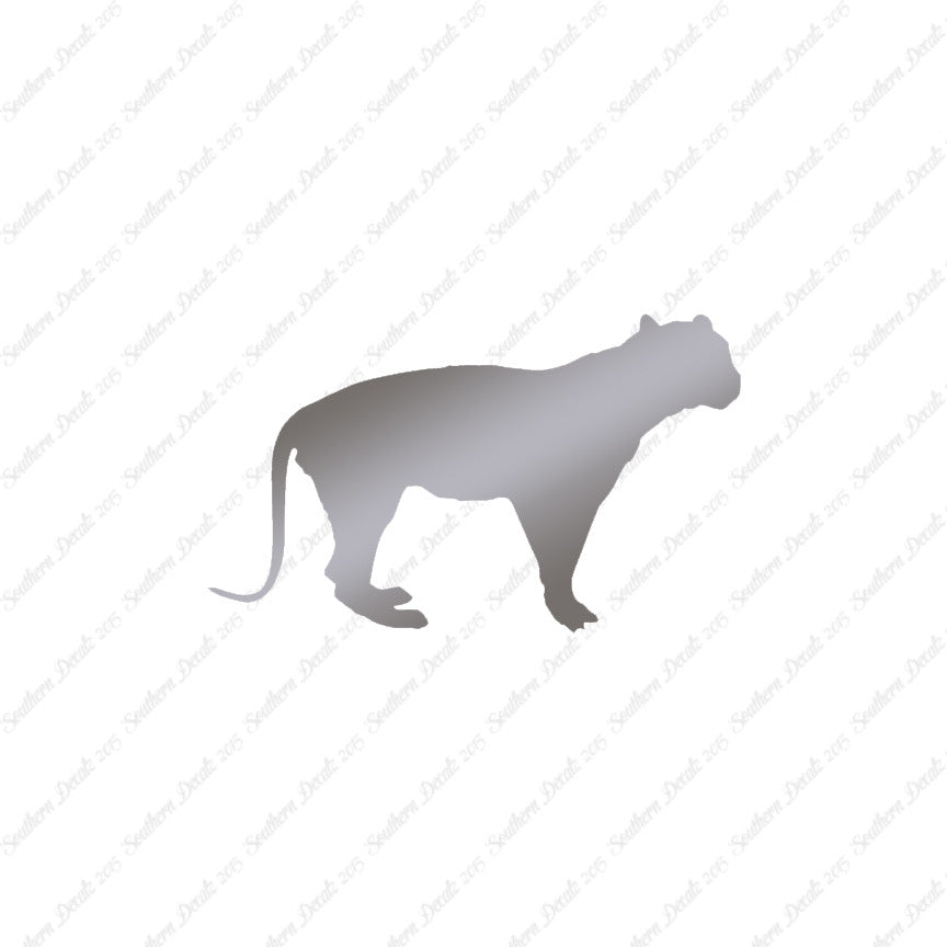 Big Cat Panther Tiger Silhouette
