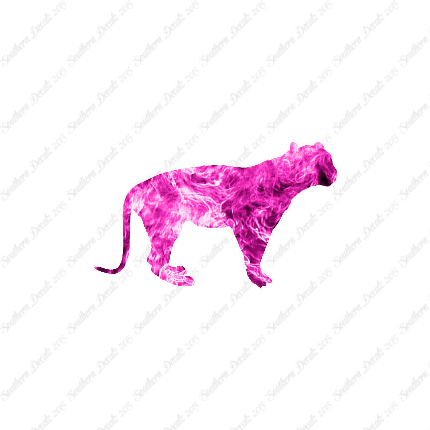 Big Cat Panther Tiger Silhouette