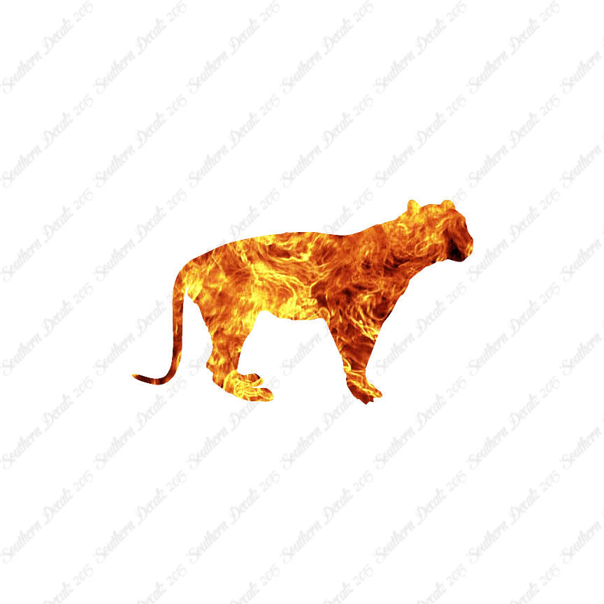 Big Cat Panther Tiger Silhouette