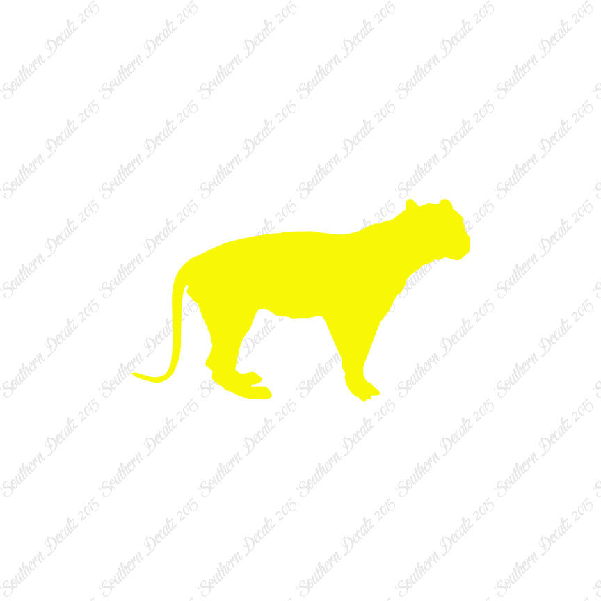 Big Cat Panther Tiger Silhouette