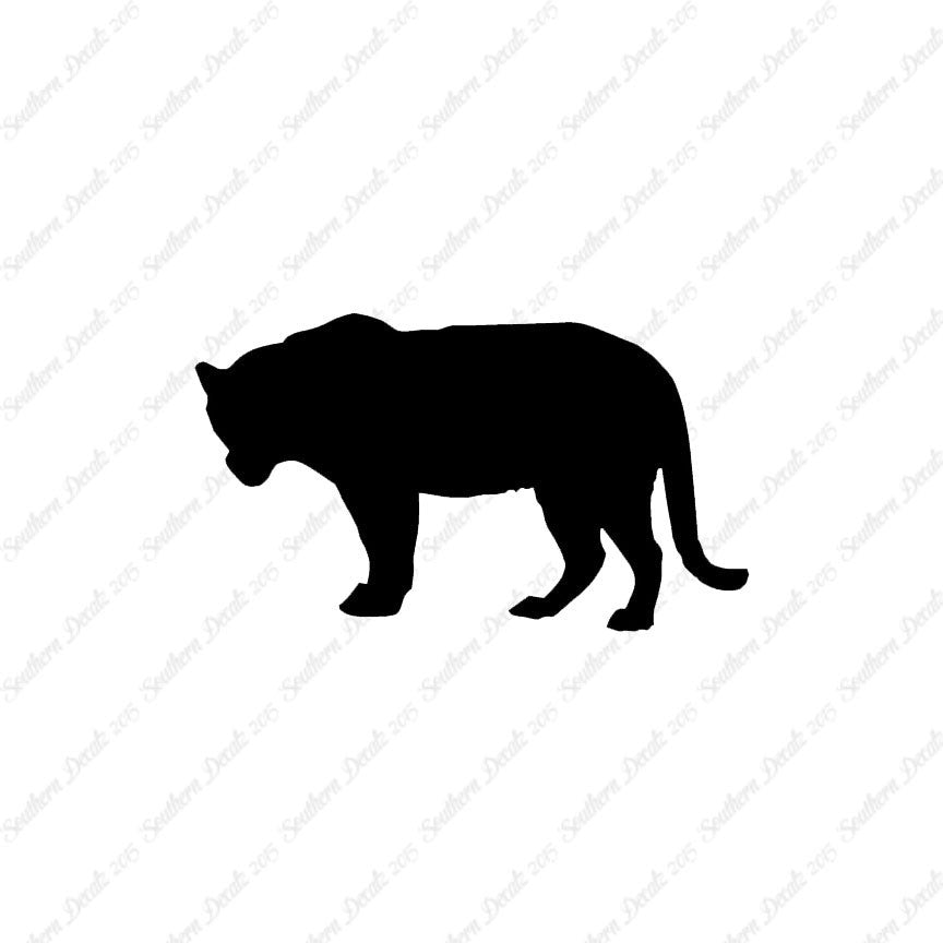 Big Cat Tiger Panther Silhouette