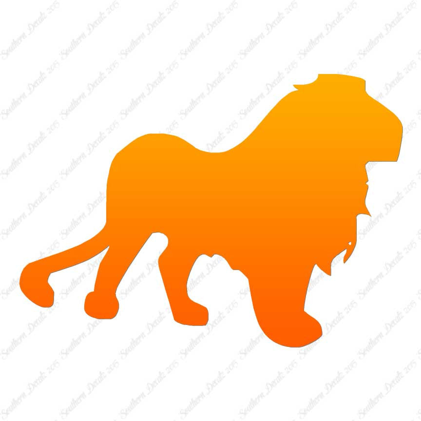 Lion Big Cat Silhouette