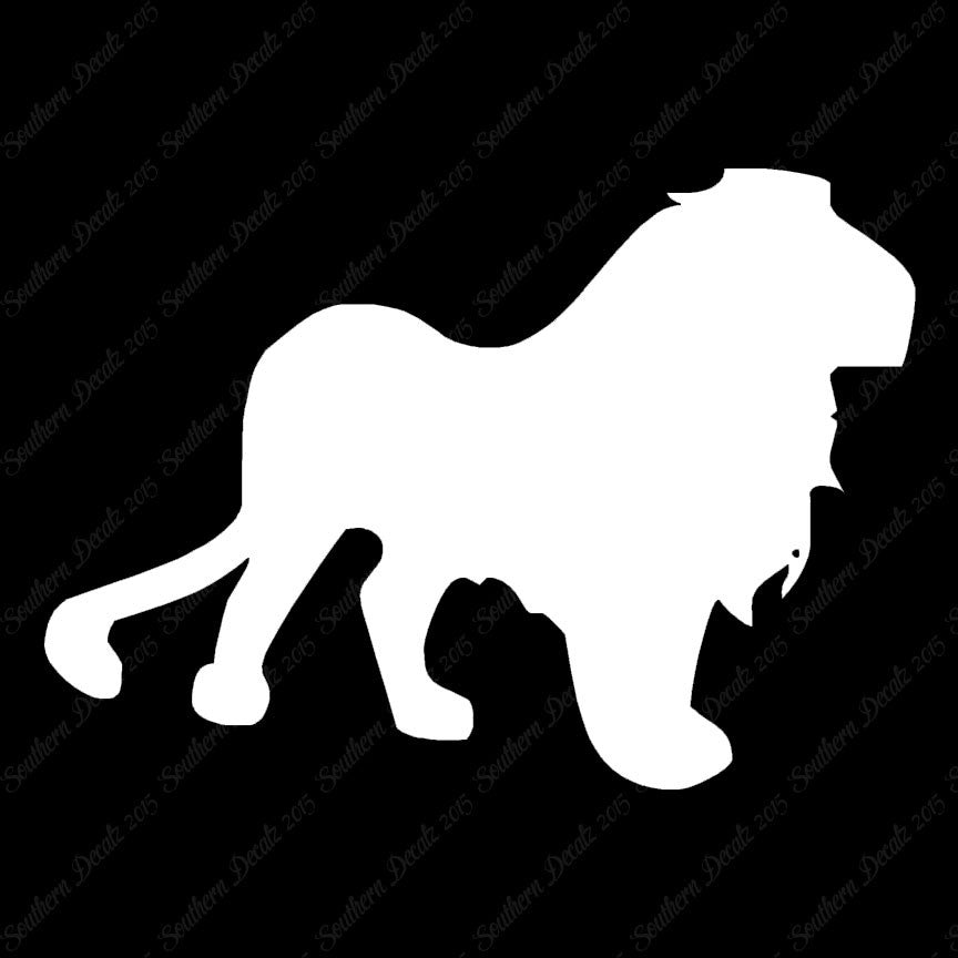 Lion Big Cat Silhouette
