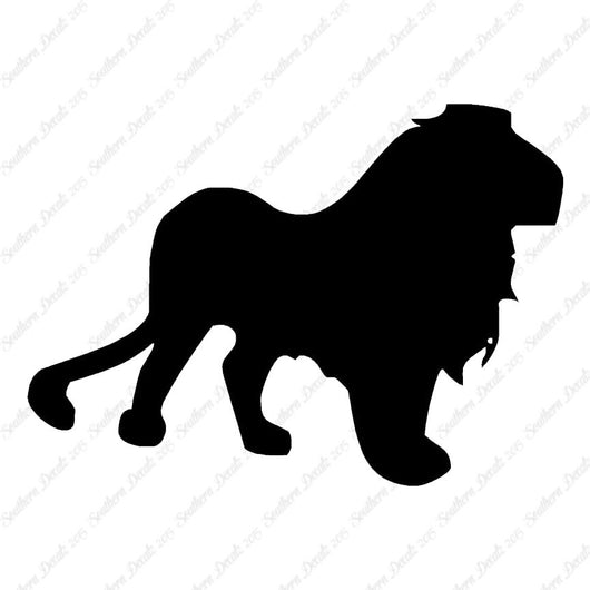 Lion Big Cat Silhouette