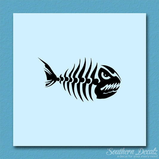 Fish Bones Angry Skeleton