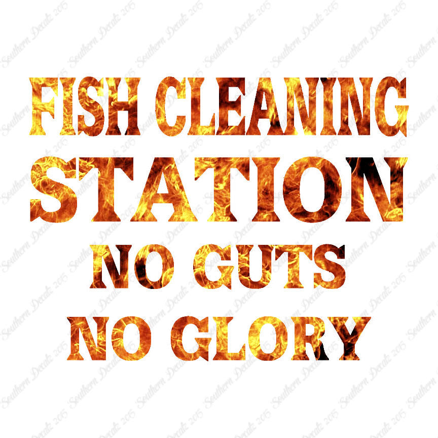 Fish Cleaning No Guts No Glory