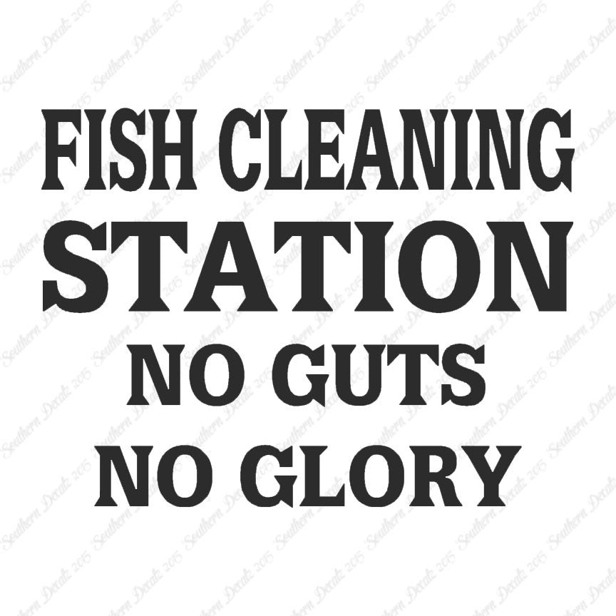 Fish Cleaning No Guts No Glory