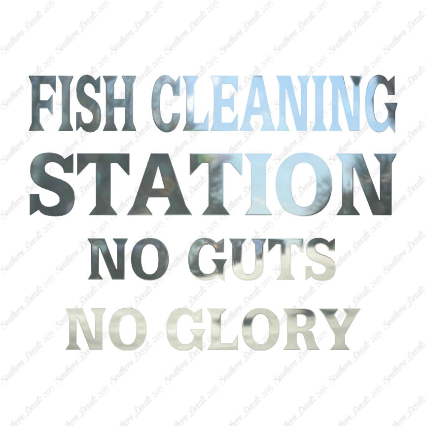 Fish Cleaning No Guts No Glory