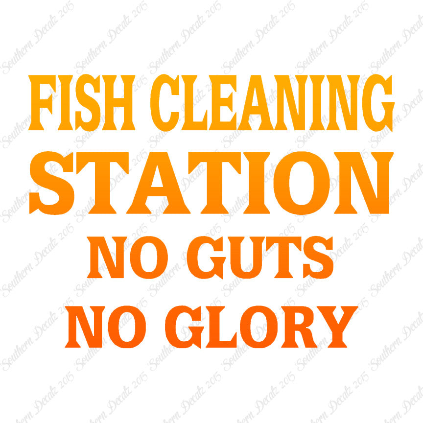 Fish Cleaning No Guts No Glory