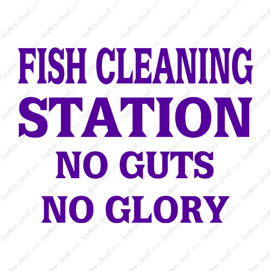 Fish Cleaning No Guts No Glory