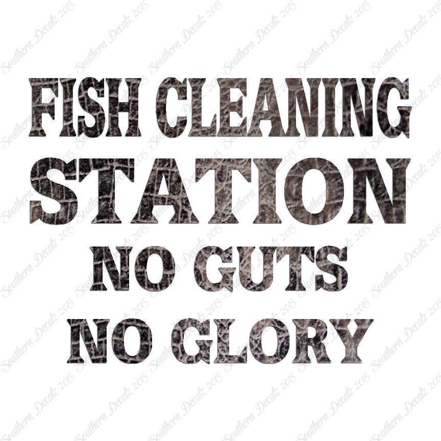 Fish Cleaning No Guts No Glory