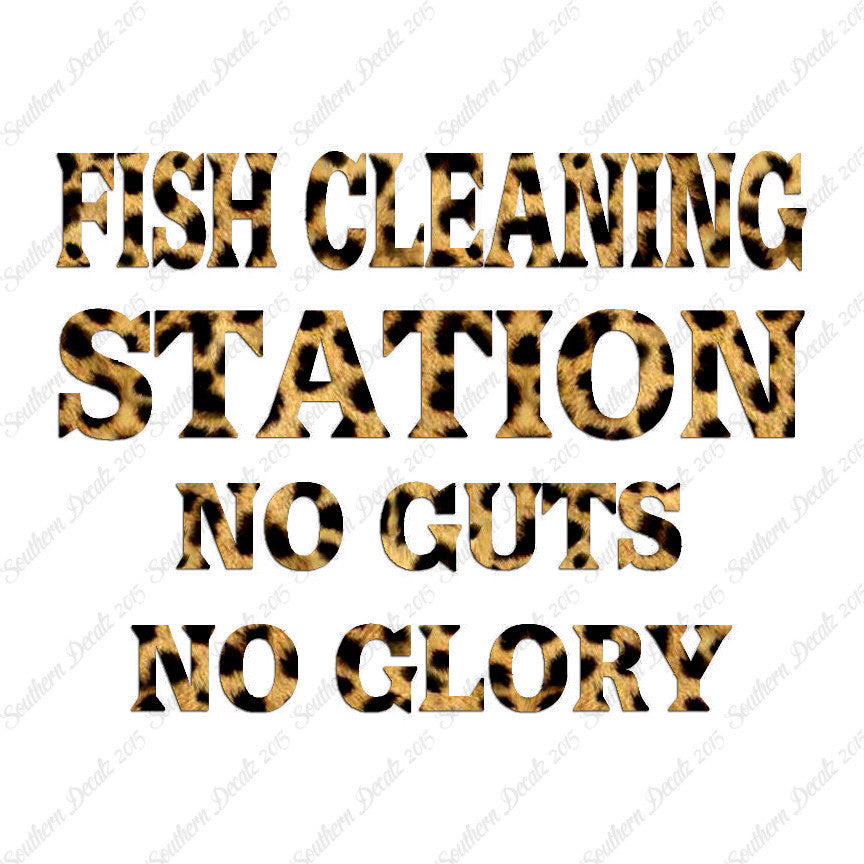 Fish Cleaning No Guts No Glory