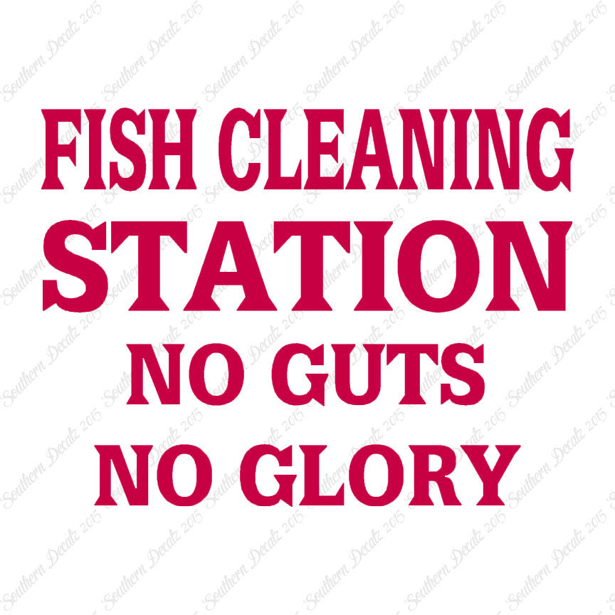 Fish Cleaning No Guts No Glory
