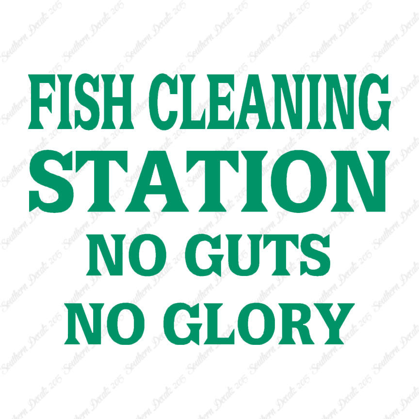 Fish Cleaning No Guts No Glory