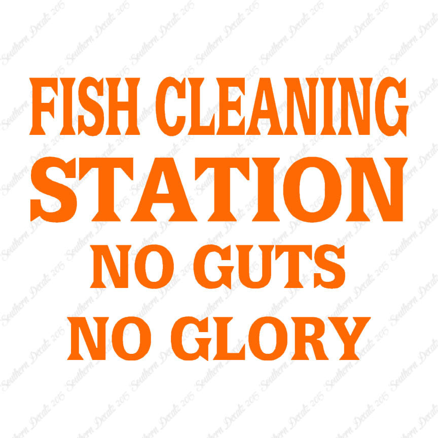 Fish Cleaning No Guts No Glory
