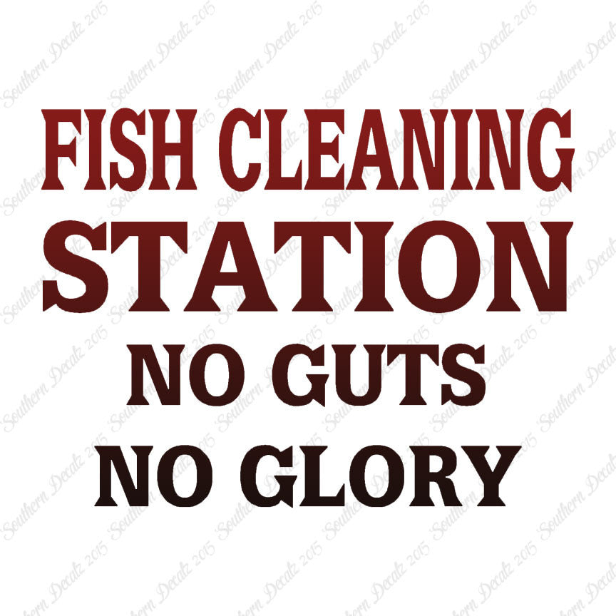 Fish Cleaning No Guts No Glory