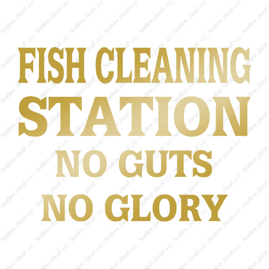 Fish Cleaning No Guts No Glory