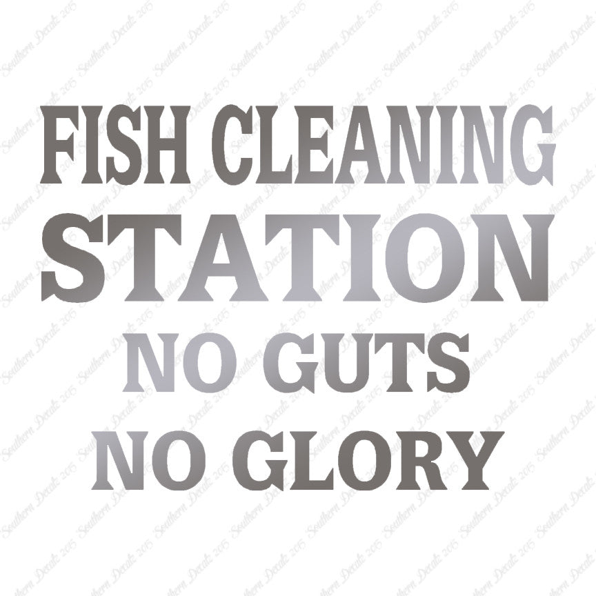 Fish Cleaning No Guts No Glory