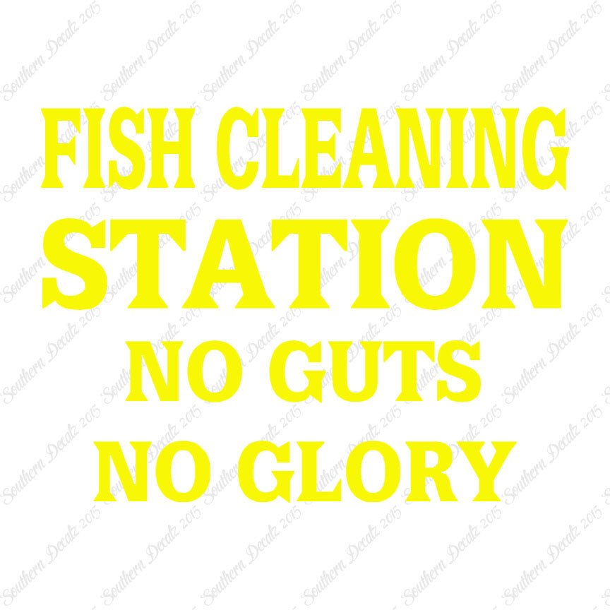 Fish Cleaning No Guts No Glory