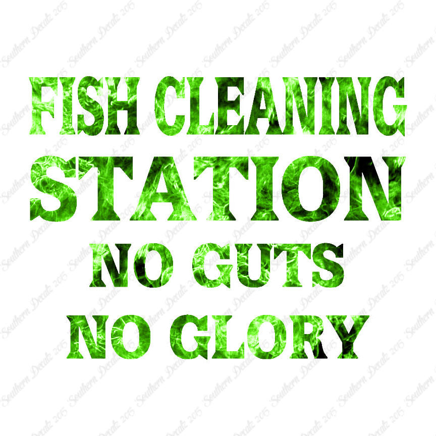 Fish Cleaning No Guts No Glory
