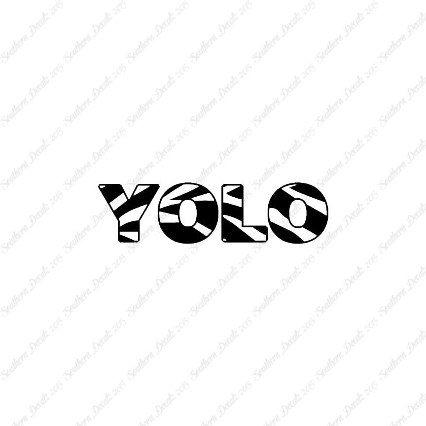 Yolo Zebra Font