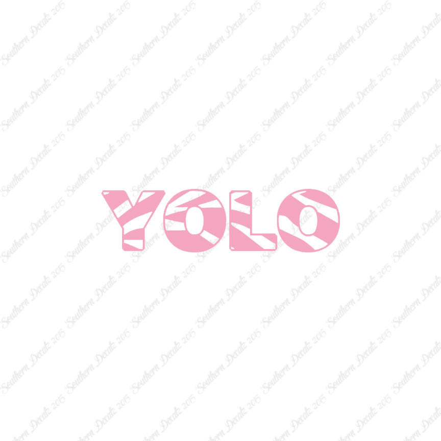 Yolo Zebra Font