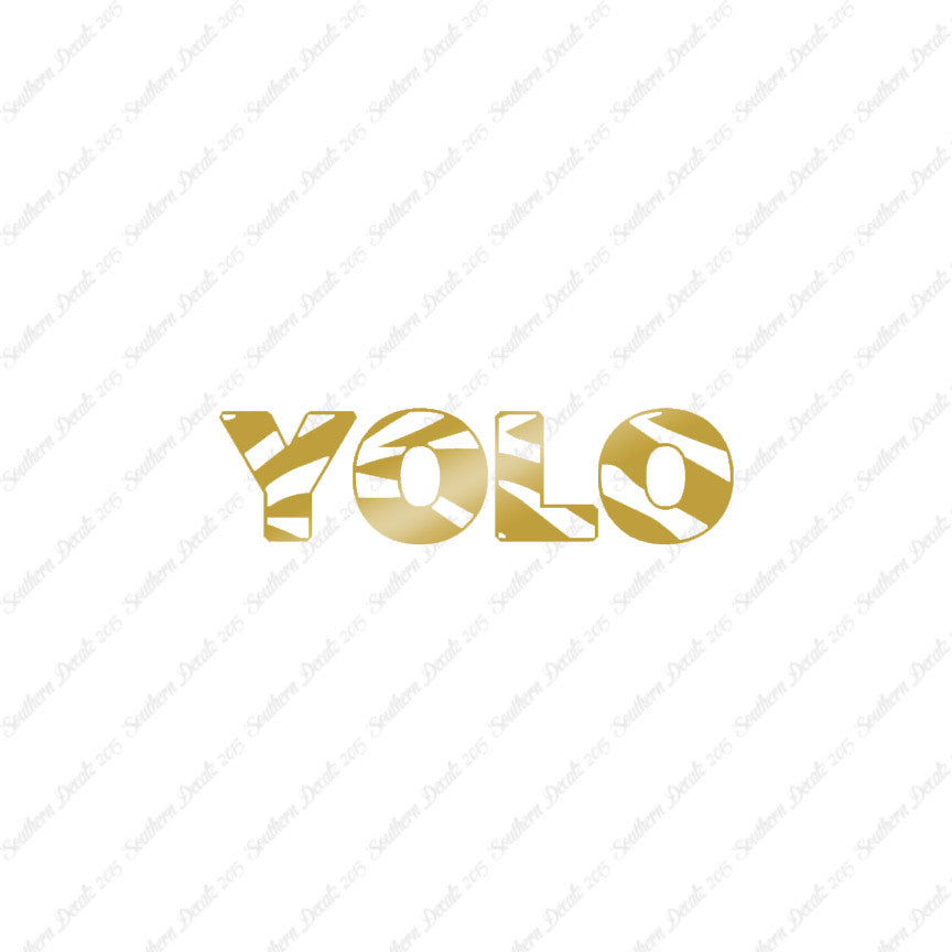 Yolo Zebra Font