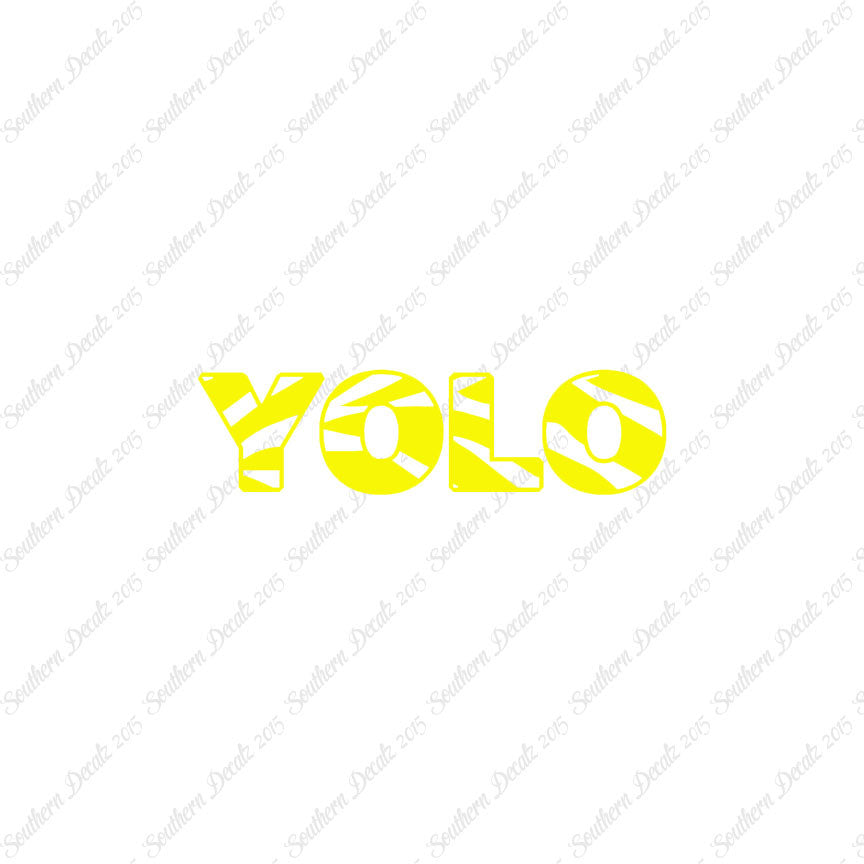 Yolo Zebra Font