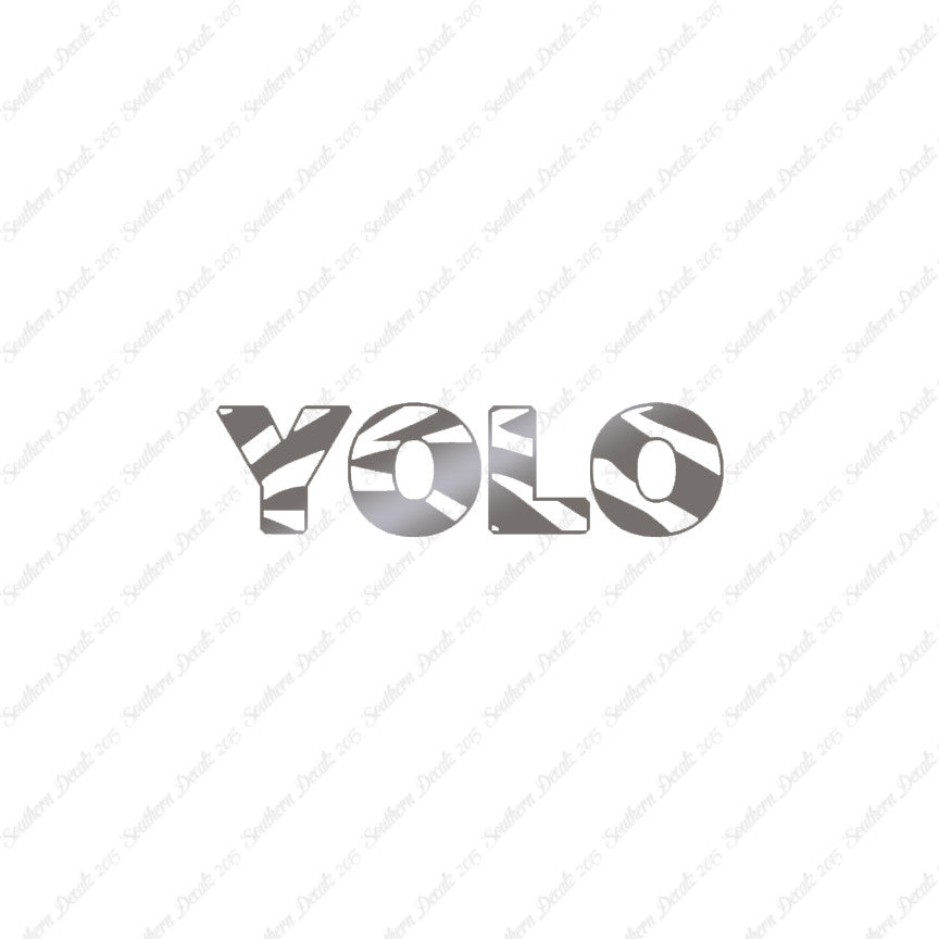 Yolo Zebra Font